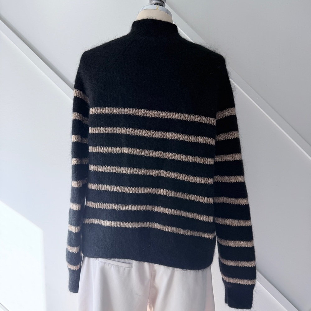 Sézane Trudy Mohair Sweater | Parisian Chic Fluffy Knit | French Girl Luxury - S - Picture 4 of 13